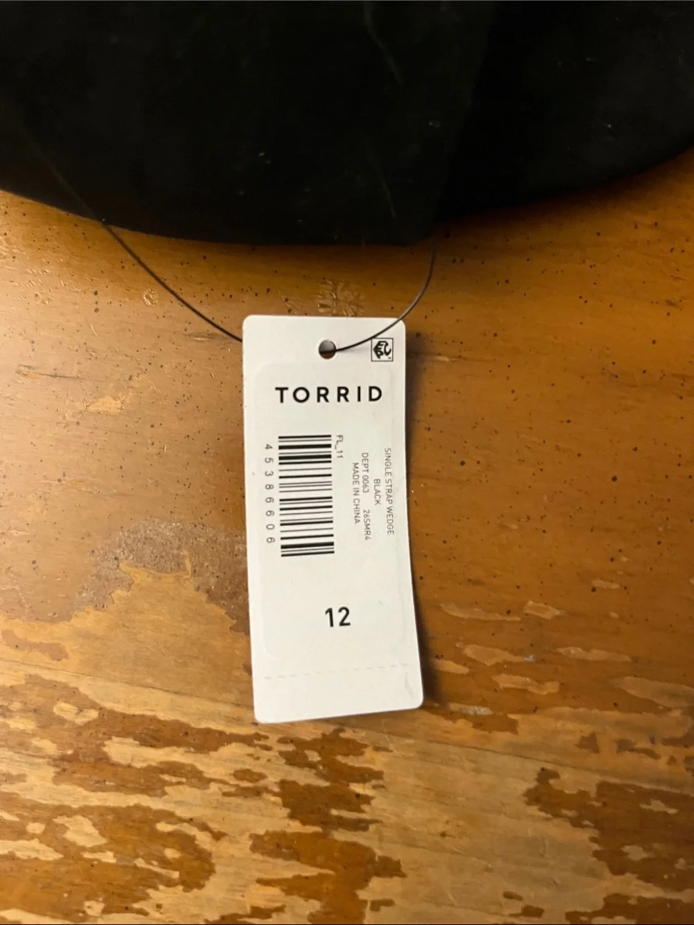 torrid black suede